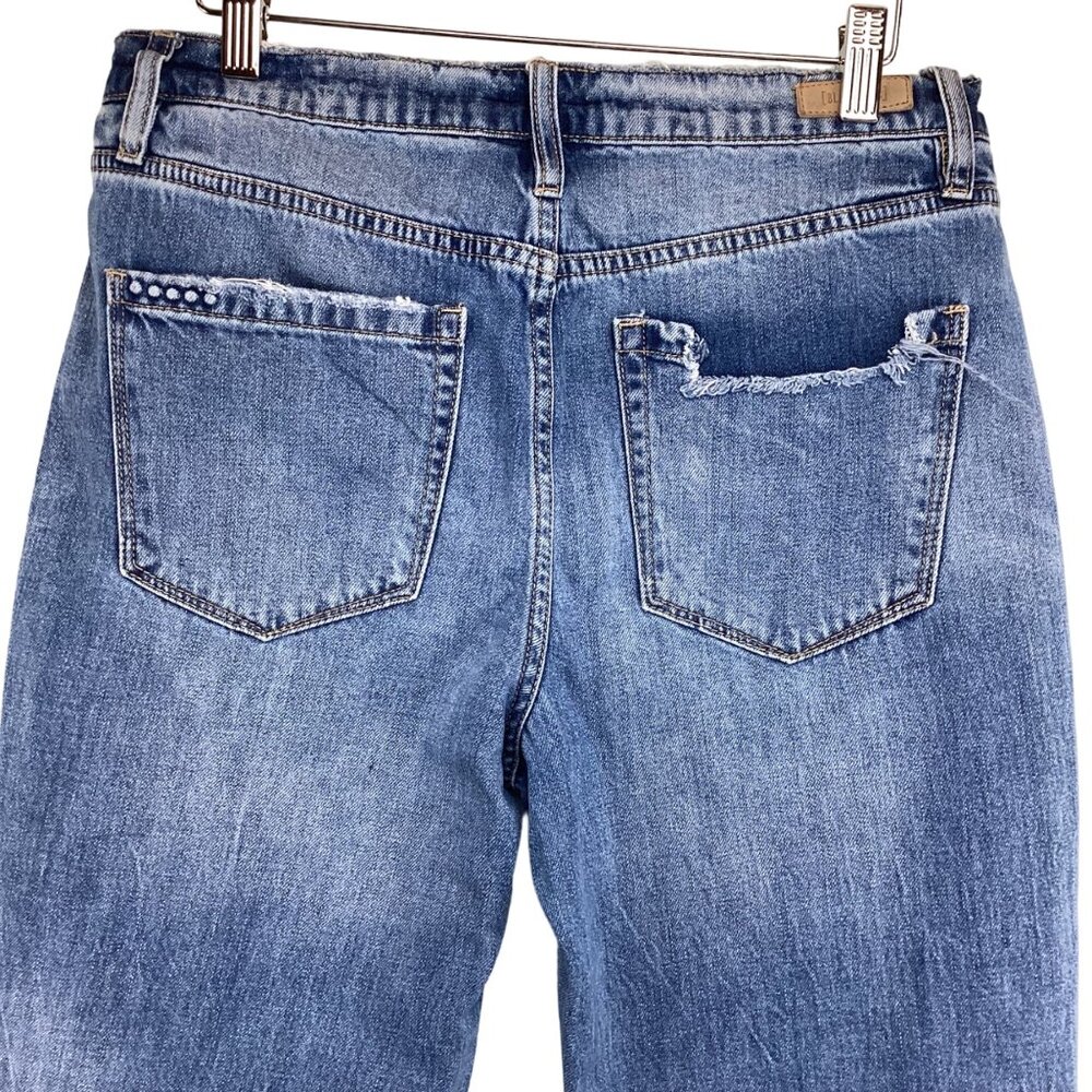 BLANKNYC Womens Jeans Size 29 High-Rise Madison Crop Distressed Denim - Picture 5 of 9